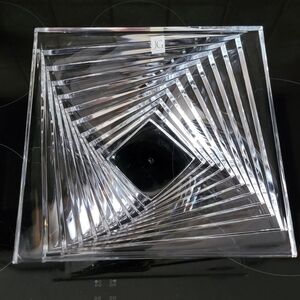 JG Durand Crystal Art Deco Glass Bowl #1994